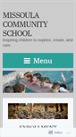 Mobile Screenshot of missoulacommunityschool.org